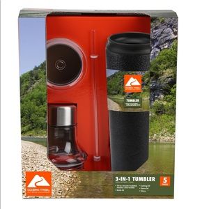 NIB 20 Ounce 3-In-1Double-wall Vacuum Insulated Stainless Steel Tumbler Set